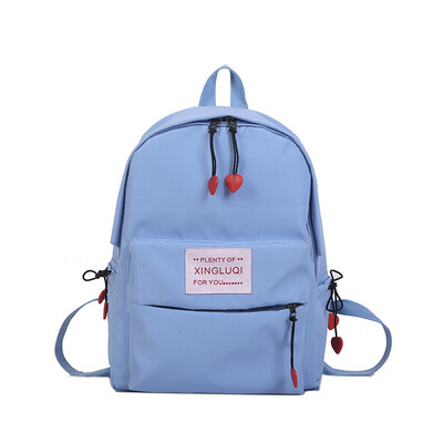 

Waterproof nylon tourism junior high school students shoulder bag small fresh single backpack original simple bag