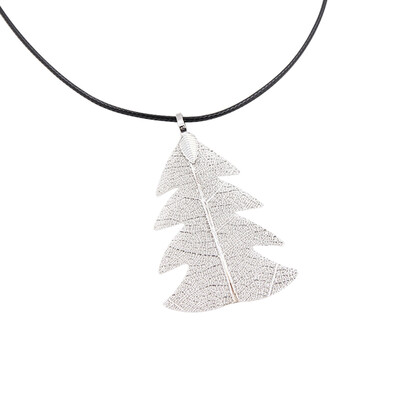 

gold color Women Special Leaves Leaf Sweater Pendant Necklace Ladies Long Chain Jewelry