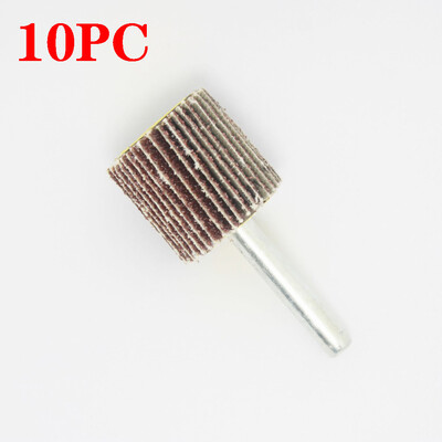 

〖Follure〗Sanding Polishing Grind Wheel Disc 80 Grit Cylinder Handle Flap Abrasive