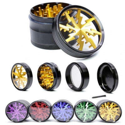 

New Nice 4 Layers Metal Tobacco Crusher Smoke Herbal Herb Grinder Hand Muller