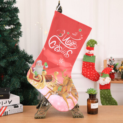 

〖Follure〗Merry Christmas Plush Tree Hanging Gift Candy Large Socks Decoration