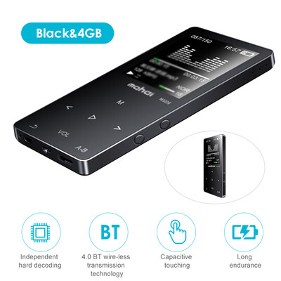 

Mahdi M320 MP3 Player BT Metal Sport Mini Portable Audio 4G8G Music Player