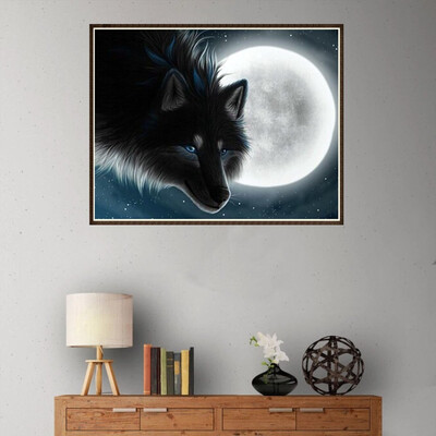 

Gobestart Animal Embroidery Paintings Rhinestone Pasted DIY Diamond Painting Cross Stitch