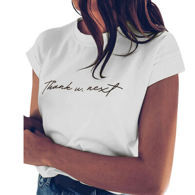 

Nomeni Women Summer Letters Printing Short Sleeve O Neck T-shirt Tops Blouse