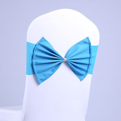 

Chair Sash Bow Elastic Chair Ribbon Back Tie Bands for Wedding Party Ceremony Banquet