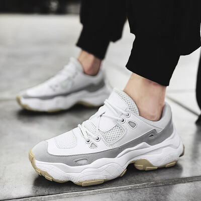 

Coconut 800 trend mens shoes students thick-soled sports shoes increased couple mesh breathable ins old shoes