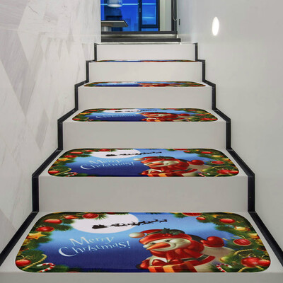 

〖Follure〗Christmas Decoration 1Set StepBasic Non-Slip Coral Fleece Resistant Carpet Stair