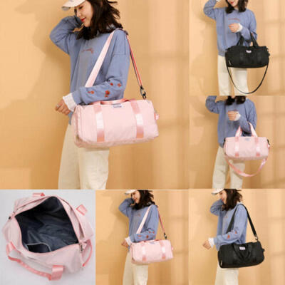 

Travel Large Capacity Messenger Bag for Women Fitness Duffel Clothes Gym Bags UK