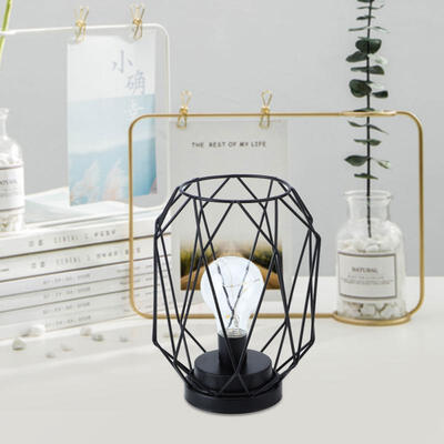 

Greensen Simple European-style Electroplating Metal Craft Electronic Lamp Decoration Black
