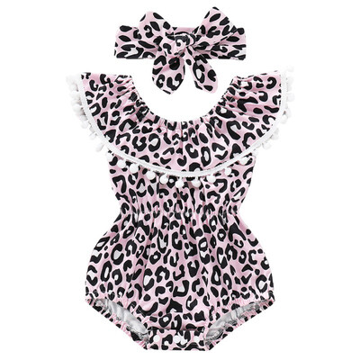 

Baby Girl Bodysuit Leopard Print Baby Clothes Bodysuit Sunsuit Toddler Clothing Summer Baby Clothes Jumpsuit