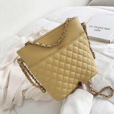 

Lingg chain small bag summer fashionable simple womens bag new 2019 pop-up bucket small fresh&inclined bag