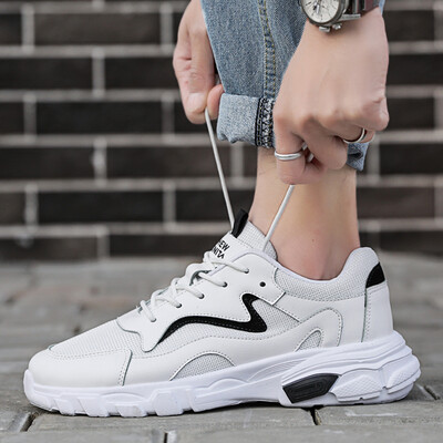 

2019 new summer mens shoes Korean version of the trend of sports&leisure canvas shoes mens wild net red white tide shoes