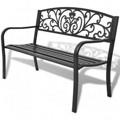 

Garden Bench 50 Cast Iron Black