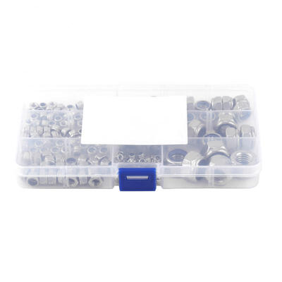 

Greensen 165pcs Stainless Steel SS304 Nylon Insert Locknut Assortment Kit M3 M4 M5 M6 M8 M10 M12