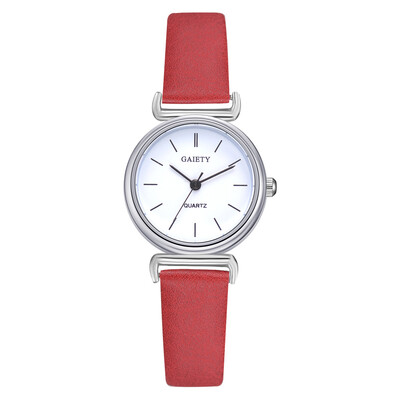 

Womens watch GAIETY brand quality PU leather retro womens quartz watch belt watch