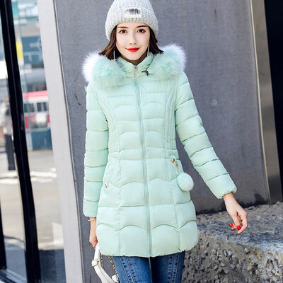 

Toponeto Fashion Women Winter Warm Cotton Hooded Winter Jacket Long-Sleeved Coat