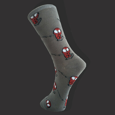 

Fashion Avenger Cotton Cartoon Super Hero Women Casual Male Mid Stockings