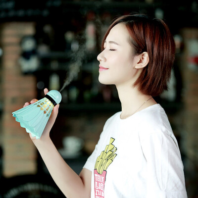 

〖Follure〗Badminton Mini Humidifier Home LED Humidifier Air Diffuser Purifier Atomizer BU