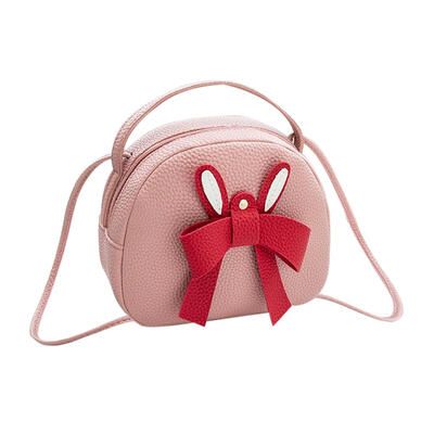 

Simple Bowknot Shoulder Small Handbags Women Girls Crossbody Leather Bags