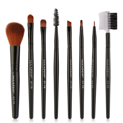 

8Pcs Makeup Brushes Set Powder Foundation Eyeshadow Eyeliner Lip Applicator Tool