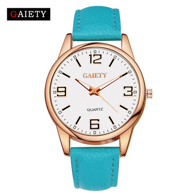 

GAIETY Fashion Exquisite Simple Women Dress Watch Leather Female Clock Womens Mini Design Wristwatch Clock Relogio Feminino 533