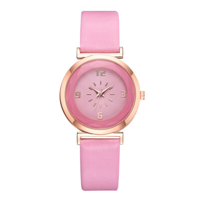 

RM New Fashion Simple Ladies Multicolor Leather Belt Ladies Watch Quartz Watch