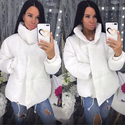 

Tailored Women Winter Warm Thick Outerwear Coat Slim Cotton-padded Jacket