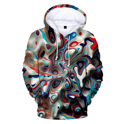 

Toponeto Unisex Mens 3D Printing Creative Round Neck Casual Long Shirts Top Blouse
