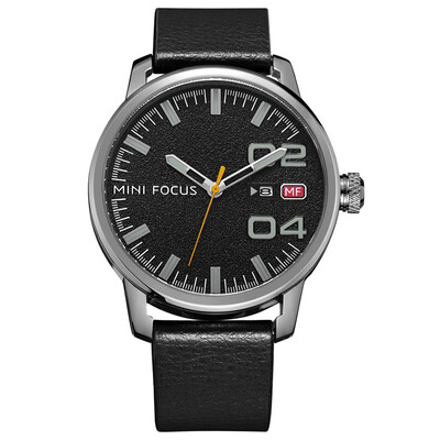 

BOFUTE Male Watches Business Watch Japanese Quartz Movement Calendar Luminous Waterproof Genuine Leather Strap 0022G