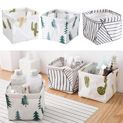 

Gobestart 3pcs Storage Bin Closet Toy Box Container Organizer Fabric Basket