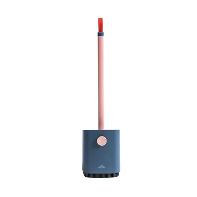 

Gobestart Toilet Brush High Holder Stand Guard Long Handle Bathroom Cleaning Tool