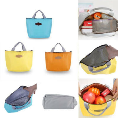 

Insulated Thermal Cooler Lunch Box Carry Tote Picnic Case Storage Portable Bag F