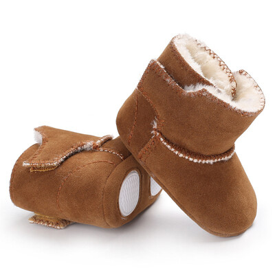 

Newborn Baby Boys Girls Boots Snow Boot Infant Toddler Shoes First Walker Winter keep Warm Booties Booty Crib Babe Soft Sole