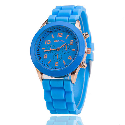 

Domestic watch GENEV diamond watch female quartz watch silicone watch