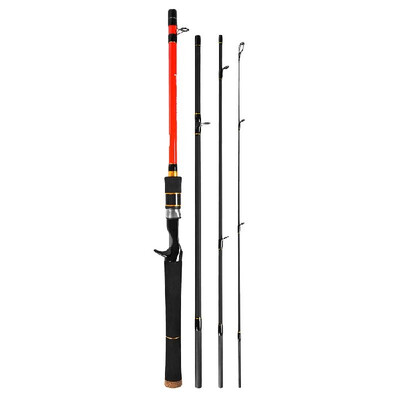 

18m 198m 21m Spinning Casting Fishing Rod 4 Sections High Carbon Rods Fishing Tackle