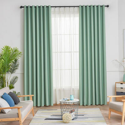 

Simple Pure Color Home Blackout Curtain Study Bedroom Window Drapes Curtain