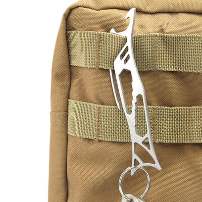 

Outdoor EDC Key Buckle Clip Bottle Opener Waist Belt Clip Hexagon Wrench