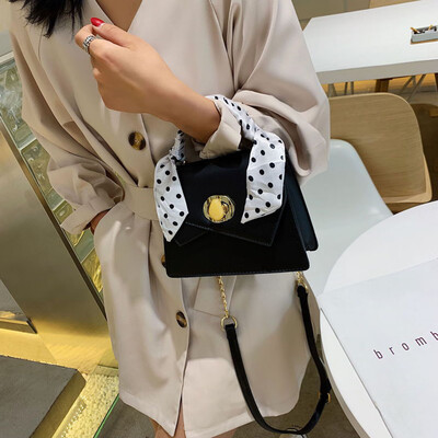 

Tailored Women Bag Shoulder Messenger Bag Fashion Texture Scarf Small Square Bag
