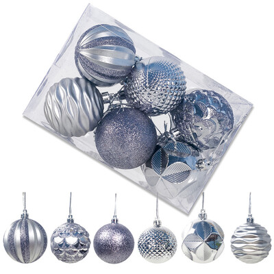 

12pcsSet 6cm Christmas Xmas Tree Ball Bauble Hanging Party Ornament 3 Colors AU