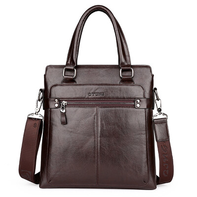 

New mens handbags explosion mens pu leather handbags package