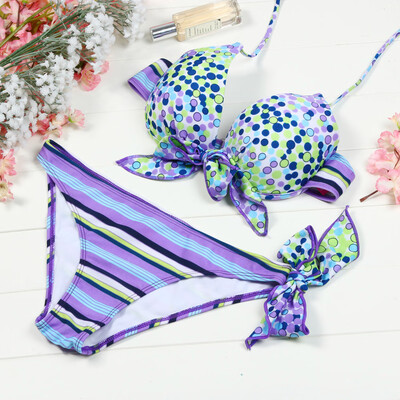 

Roseonmyhand Sexy Bikini Strips Bandage Swim Swimwear Beachwear Women Bikini