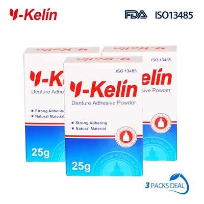 

Y-Kelin Denture Adhesive powder 25g powered denture glue