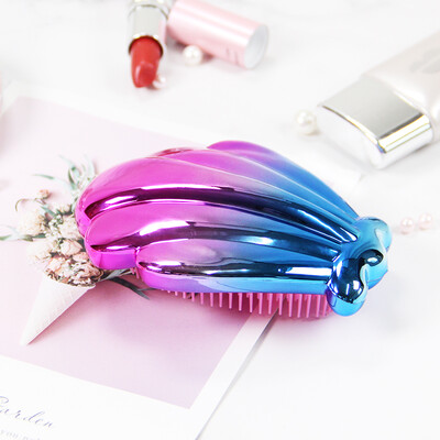 

Youjia UPLUS portable mini shell models Shun hair comb gradient color hair comb wet&dry comb comb shape hair comb unisex