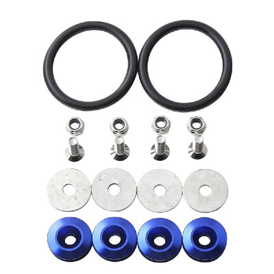 

Multiple PCS Universal Quick Release Fastener Bumper Fender Trunk Hatch Washer Screws Kit Set