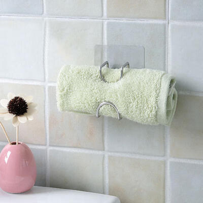 

Greensen Wall Mounted Waterproof Heavy Duty Washbasin Storage Hook Rack Holder for Bathroom Kitchen