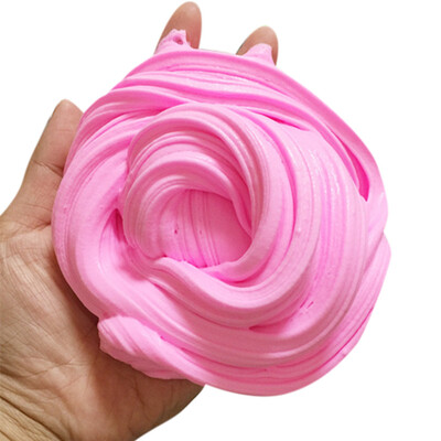 

Siaonvr Fluffy Floam Slime Scented Stress Relief Kids Toy Sludge Toy Black