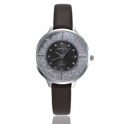 

New quick sanding diamond ladies belt watch Japanese machine
