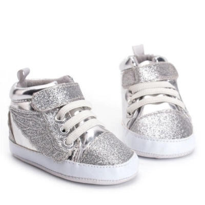 

Toddler First Walker Shoes Angel Wings Anti-Slip Soft Sole Baby Sneaker Shoes