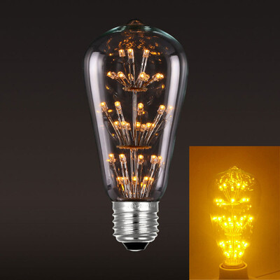 

〖Follure〗E27 ST64 Edison Tungsten Retro LED Lamp Decorated With Sky Stars 5W