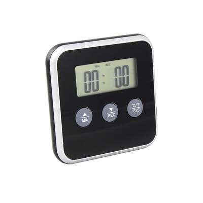 

Wireless Waterproof BBQ Thermometer Digital Cooking Meat Food Oven Timer Alarm
